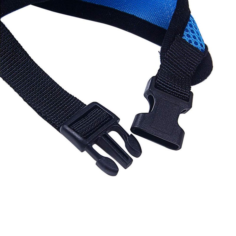 Emoly Soft Mesh Dog Harness Vest, Small Dog Harness, Night Reflective Adjustable Mesh Harness with Padded Vest and Leashï¼ˆOrangeï¼‰ - Image 4